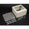 Wiremold 2444-2fw 2g Ext Deep Device Box, Fog White, 4-3/4"L