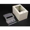 Wiremold 2444d-Fw Device Box, Fog White, 4-5/8"L