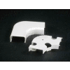 Wiremold 2911FO 90° Flat Elbow, FiberReady, Ivory, 3-1/2"L