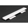 Wiremold 5006gy Cover Clip, Gray, 5-13/32"L