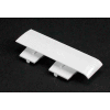 Wiremold 5406t Twin Cover Clip, Ivory, 1"L