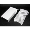 Wiremold 5408R-WH Transition Fitting to Right from MXN2A08, White, 10"L