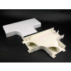 Wiremold 5415FO-WH 2" FiberReady Tee Fitting, White, 14-1/4"L