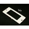 Wiremold 5507r-Wh Rectangular Receptacle Faceplate, White