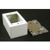 Wiremold 5744swh 1-Gang Deep Switch & Receptacle Box, White, 4-5/8"L