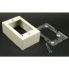 Wiremold 5751awh 1-Gang Deep Extension Box Adapter, White, 4-5/8"L