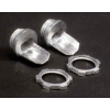 Wiremold 5781 1/2" Male Box Connector, Galvanized, 1/2"L
