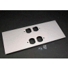 Wiremold Al5246-Dd Double Duplex Cover Plate, 12"L