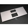 Wiremold AL5256-GACT GFCI & 6A Mini Adapter Bezel Cover Plate, Includes Bezel, 12"L