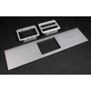 Wiremold Ala-Mabrt Rt Series Mab Adapter Bezel Cover Plate, Includes Both Bezels, 12"L