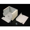 Wiremold G3010c Entrance End Fitting W/1/2", 3/4" & 1" Kos, Gray, 4-1/2"L