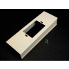 Wiremold G3014c Wall Box Connector, Gray, 8"L
