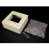 Wiremold G3044-2 Extra Deep Switch & Receptacle Box (2-Gang), Gray, 6-3/8"L