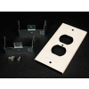 Wiremold G3046be Duplex Receptacle Cover, Gray, 5-3/8"L