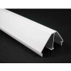 Wiremold Mxn2a08v Corner Drop Base And Cover, Ivory, 8'L