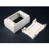 Wiremold Nm2048 1-Gang Deep Device Box, Ivory, 4-3/4"L
