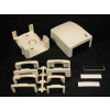 Wiremold Pdb1s2fw One Series 2 Data Box, Fog White, 3-5/8"L