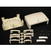 Wiremold Pdb2s2fw Two Series 2 Modules Data Box, Fog White, 3-3/4"L