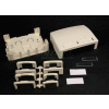 Wiremold Pdb4tjfw Four Tracjack Data Box, Fog White, 3-3/4"L