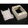 Wiremold Psb1v 1-Gang Device Box, Ivory, 4-3/4"L
