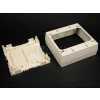 Wiremold Psb2v 2-Gang Device Box, Ivory, 4-3/4"L
