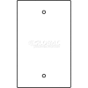 Boîte 1-Gang blanc appareil plaque de Wiremold Rfb119-B sol - Qté par paquet : 10