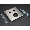 Wiremold S4046JRJ Single Receptacle & Modular Jack Cover, 4-3/4"L