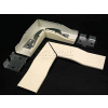 Wiremold V2411fo 2" Radius Fiberready Flat Elbow, 6-1/2"L