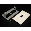 Wiremold V3040ce Single Pole Switch Cover, Ivory, 4-1/2"L