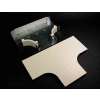Wiremold V4015FO 2" Radius FiberReady Tee, Ivory, 12-3/4"L