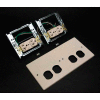Wiremold V4047-2wwff 4-Gng Overlap Cover, 2 Dplx, 2 Modular Furniture Openings, 9-1/2"L