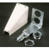 Wiremold V5786 Adjust Offset Connector, Ivory, 3-7/16"L
