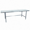 Winholt Equipment Table en acier inoxydable, 48 x 36 », Poly Top