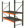 Husky Rack & Wire Teardrop Pallet Rack Starter With Wire Deck - 96"W x 42"D x 96"H