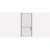 Husky Rack & Wire EZ Wire Mesh Partition Hinged Door - 4'Wx8'H