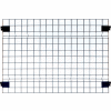 Husky Rack & Wire, Velox, Machine Guard Panel, 6' 10"W x 2'H, Black