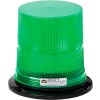 Wolo® LED Permanent Mount Or 1" Npt Pipe Mount Warning Light, Green Lens - 3097Ppm-G