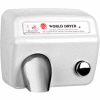 World Dryer Pushbutton Hand Dryer 120V - White Cast Iron - A5-974AU