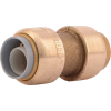 SharkBite U4008LF - Couplage - 1/2" tube - 1/2" pipe - En laiton - Push-Fit - Qté par paquet : 6