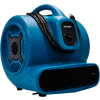 XPOWER Stackable Air Mover Avec 25'L Power Cord, ABS Plastic, 3 Speed, 1 HP, 3600 CFM