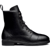 Xena Workwear Spice Women's Safety Work Boots, Steel Toe, 7"H, Size 8.5, Jet Black