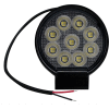 Éclairage de course Sport IQ® Round Auxiliaire LED Flood Beam Light avec 9 LED, 4 « , Clear