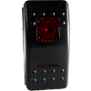Race Sport LED Rocker 12V Interrupteur Marche / Arrêt, Rouge