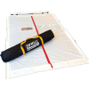 ZipWall® Kit de porte de barrière magnétique de poussière, tissu/métal de haute technologie, blanc - Mdk - Qté par paquet : 2
