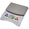 Escali A115S Aqua balance numérique avec toit amovible, 11lb x 0,1 oz / 5 kg x 1 g, acier inoxydable