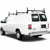 Vantech H1 3 Bar Steel Ladder Rack System pour Ford Econoline 1992-On, Blanc