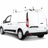 Vantech H1 2 bar Échelle en aluminium Galerie de toit pour Ford Transit Connect 2014-On, Blanc 