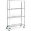 Nexelate® Wire Shelf Truck, 1200 lb. Capacity, 48"L x 18"W x 80"H