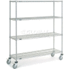 Nexelate® Wire Shelf Truck, 1200 lb. Capacity, 60"L x 18"W x 69"H