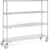 Nexelate® Wire Shelf Truck, 1200 lb. Capacity, 72"L x 18"W x 69"H